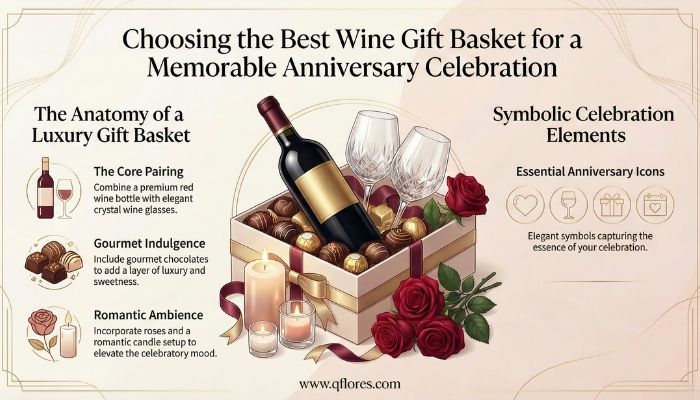 Choosing the Best Wine Gift Basket for a Memorable Anniversary Celebration