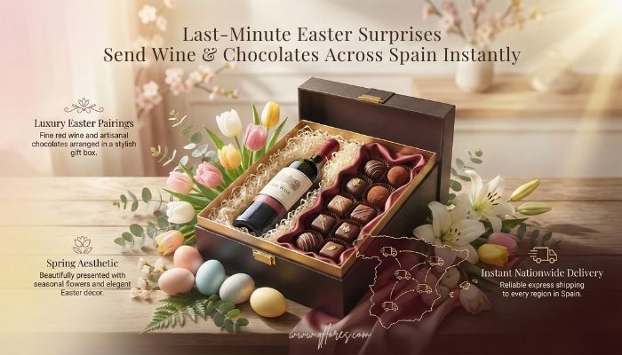 Last-Minute Easter Surprises: Send Wine & Chocolates Across Spain Instantly